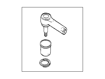 Honda 53540-SC2-004 End, Passenger Side Tie Rod