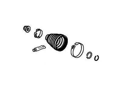 Honda 44017-TRT-A01 Boot Set, Inboard