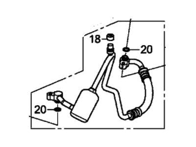 Honda 80315-TRV-A01 Hose, Discharge