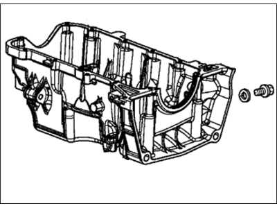 Acura 11200-RW0-000 Pan Assembly, Oil