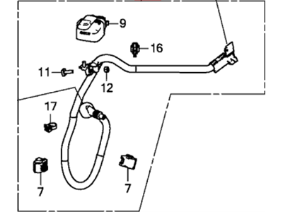 Acura 32410-TR2-A00 Cable Assembly, Starter