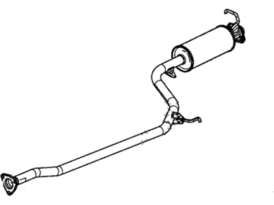 Acura 18220-TR2-A02 Pipe B, Exhaust