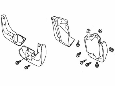 Honda 08P00-TR0-100A Splash Guards