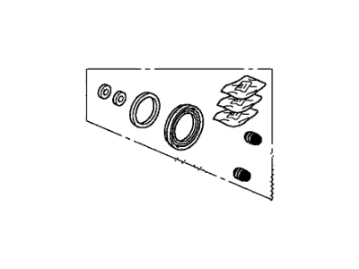 Acura 01463-S2A-010 Caliper Set