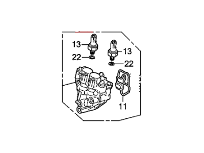 Acura 15810-RBJ-005 Valve Assembly, Spool