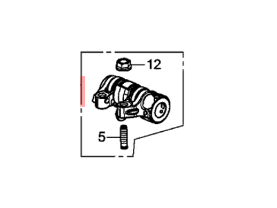 Honda 14620-5R0-000 Arm Assembly, Intake Rocker