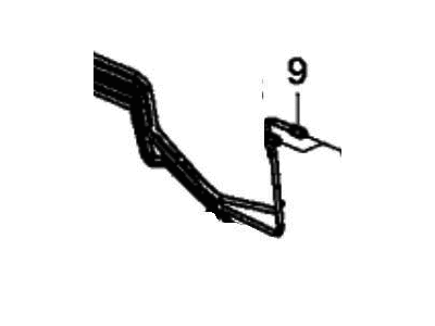 Honda 46375-T5R-000 Pipe V, Brake