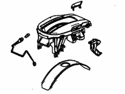 Honda 54710-T5R-A82ZA Escutcheon, Console (Mirror Black 3)