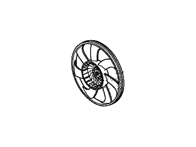 Honda 38611-5R1-003 Fan, Cooling