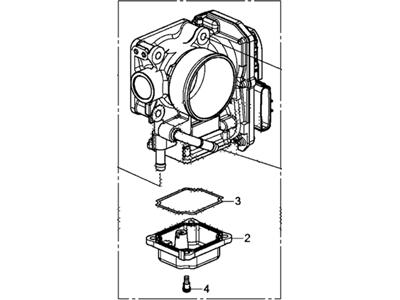 Honda 16400-5R7-A01 Throttle Body, Electronic Control (Gmg1C)