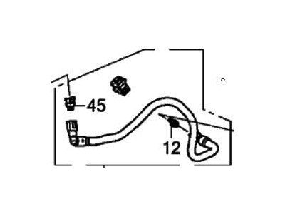 Honda 16720-5R7-A01 Hose, Fuel Feed