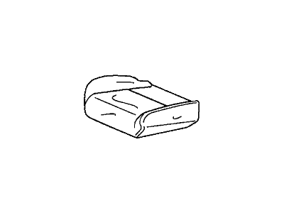 Honda 82131-T5R-A82ZC Cover, Right Rear Seat Cushion Trim (Orange Sports Accent)