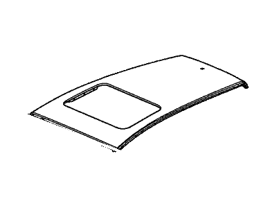 Honda 62100-T5R-305ZZ Panel Set, Roof (Sunroof)