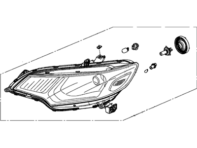 Honda 06100-T5A-J21 Kit, R H/L Mountin