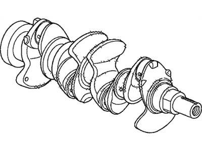 Honda 13310-5R1-040 Crankshaft Complete
