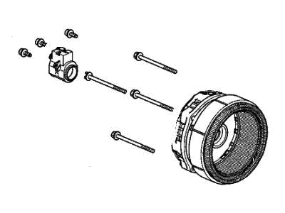 Honda 31108-RPY-305 Frame Assembly, Rear Stator