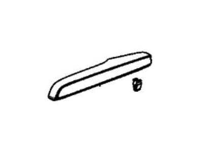 Honda 83411-TGH-A20ZC Armrest, Passenger Side (Uh2Dr-Si Red)