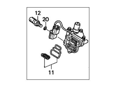 Honda 15810-P2M-A01 Valve Assembly, Spool