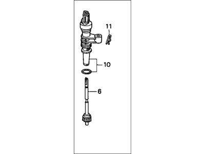 Honda 78410-S04-902 Sensor Assembly, Speed