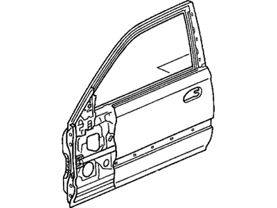 Honda 67010-S00-M00ZZ Panel, R. FR. Door