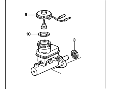 Honda 46100-S04-A14 Master Cylinder