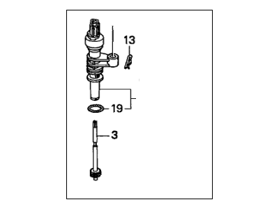 Honda 78410-S04-971 Sensor Assembly, Speed (Denso)