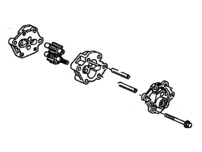 Honda 25100-P4V-345 Pump, Oil