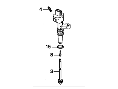 Honda 78410-S04-972 Sensor Assembly, Speed (Matsushita Denshi)