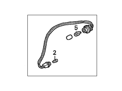 Honda 37239-S01-A71 Socket Assy., Bulb