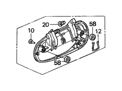 Honda 90001-RT4-000 Bolt, Flange (6X95)