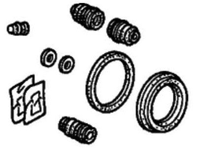 Honda 01463-S3Y-010 Caliper Set, Front