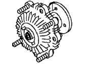 OEM 2001 Honda Passport Clutch, Cooling Fan - 8-97172-200-2