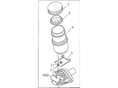 OEM Acura SLX Master Cylinder Assembly, Brake - 8-97178-010-1