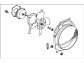 OEM Honda Motor Assembly, Fan (Air Conditioner) - 8-97171-653-0