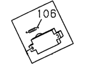 OEM 1995 Honda Passport Actuator, Hatch Gate - 8-97138-289-0