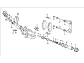 OEM 1990 Honda Accord Caliper Assembly, Right Rear (Nissin) - 43210-SE0-937