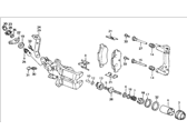 OEM 1989 Honda Accord Caliper Assembly, Left Rear (Nissin) - 43230-SE0-936