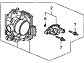 OEM 2008 Honda Fit Throttle Body, Electronic Control (Gmc0A) - 16400-RME-A01