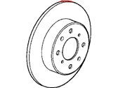 OEM 1987 Honda Accord Disk, Front Brake - 45251-SE0-010