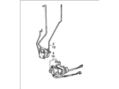OEM 1988 Honda Accord Lock Assembly, Right Front Door Power - 72110-SE3-A11