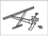 OEM 1989 Honda Accord Regulator, Left Front Door - 72250-SE3-003