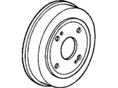 OEM Honda Accord Drum, Rear Brake - 42610-SE0-010