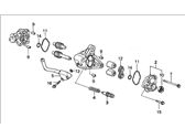 OEM Honda Prelude Pump Sub-Assembly, Power Steering - 56110-PH1-070