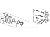 OEM 2004 Honda Odyssey Caliper Sub-Assembly, Right Front (Reman) - 06452-S0X-505RM