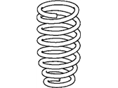 OEM 2008 Honda Accord Spring, Front - 51401-TA0-A03