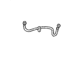 OEM 1995 Honda Civic del Sol Hose, Left Rear Brake (Nichirin) - 46431-SR3-934