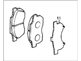 OEM 1985 Honda Civic Pad Set, Disk Brake - 45022-SB2-A00