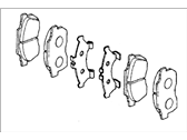 OEM 1984 Honda Civic Pad Set, Brake - 45022-SA0-771