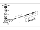 OEM 1987 Honda Civic Master Cylinder - 46100-SA5-033