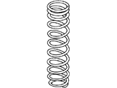 OEM 1994 Honda Accord Spring, Rear - 52441-SV4-A12